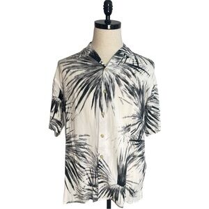 Jack & Jones Jorflow Resort Shirt Black White